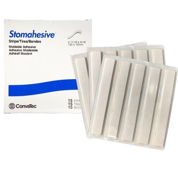 Bandelettes Stomahesive  1.5"  x  4"  ( 15/bte )