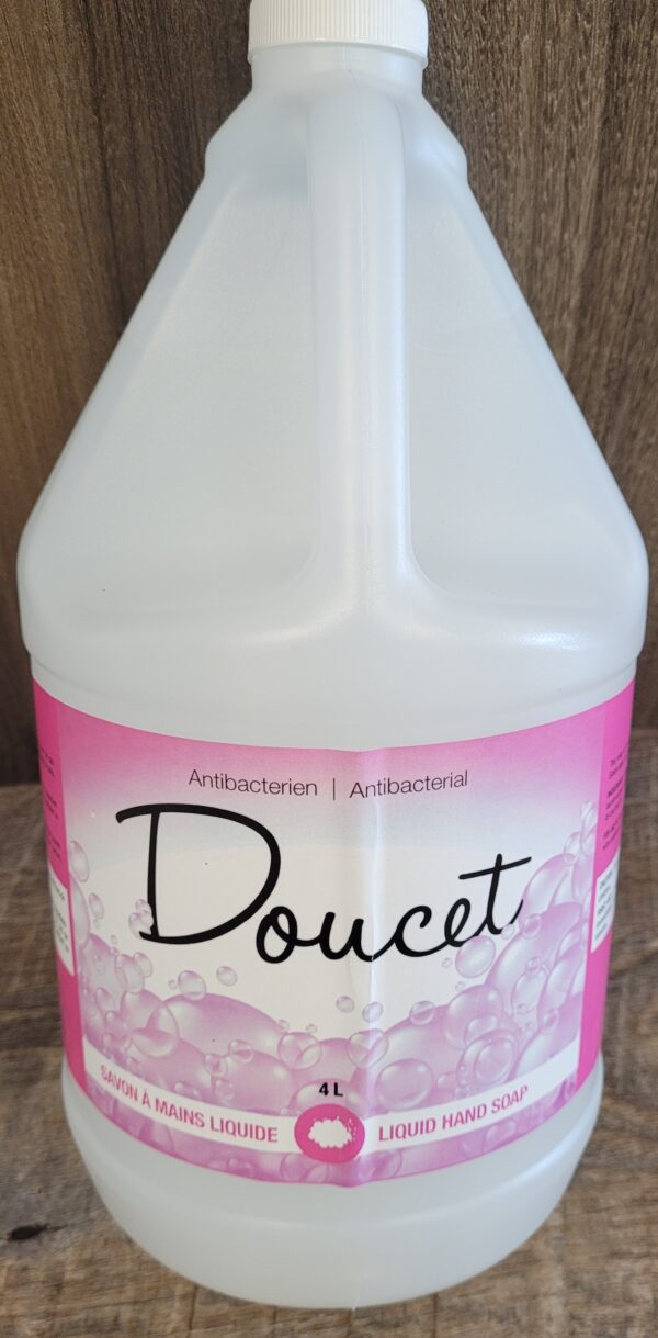 Savon à main blanc antibactérien Doucet 4 Litres