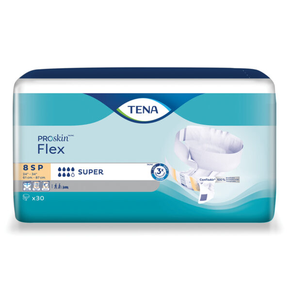 Culotte TENA ProSkin Flex – avec ceinture Super S/P (30/pqt)