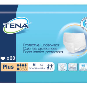 Culotte TENA plus, grandeur médium (20/pqt)