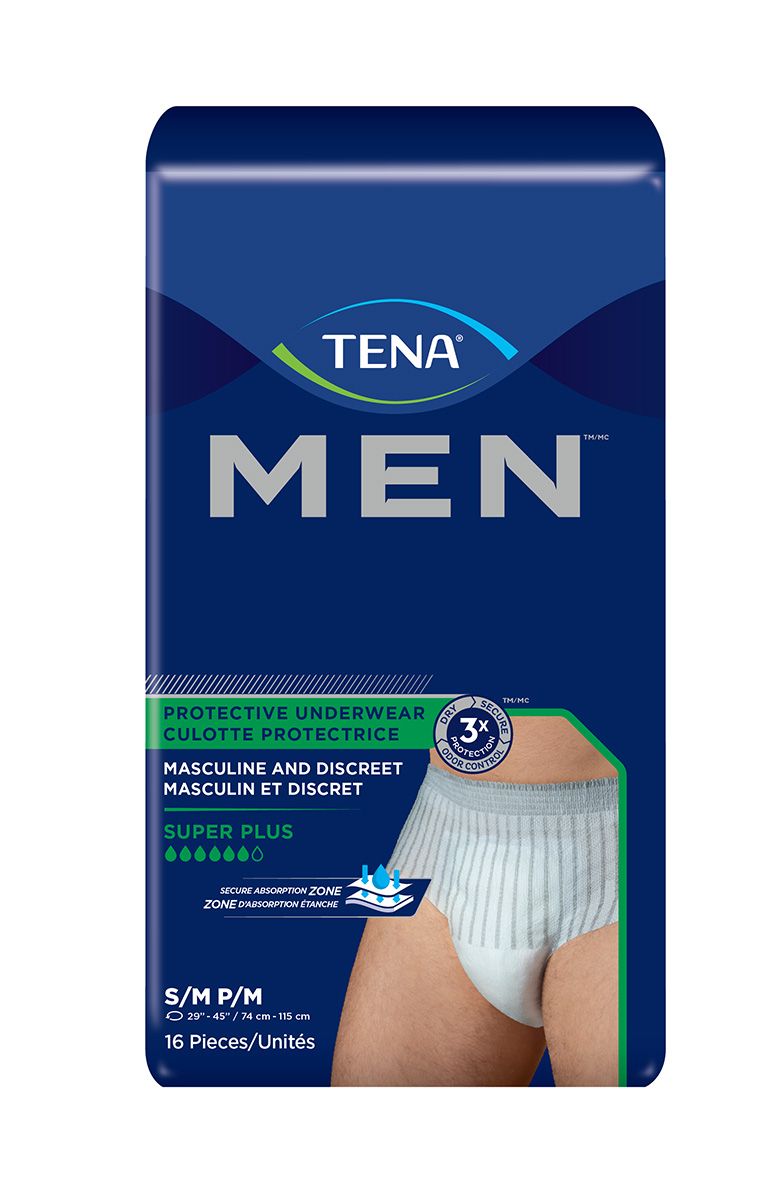 Culotte Tena protectrice pour homme S/M (64/cs) - Ultra Médic