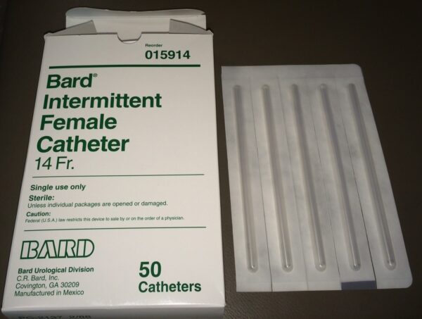 Cathéter intermittent femelle 14 Fr