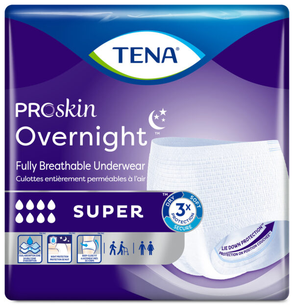 Culotte TENA Super de nuit Pull-Up  X-Large (12/pqt)