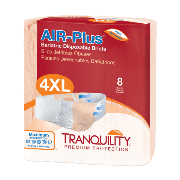 Culotte Tranquility Bariatrique 4 X - Large  ( 4 pqt de 8 / cs )