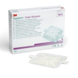 Pansement de mousse Tegaderm adhésive  10 cm x 10 cm  (10/bte)