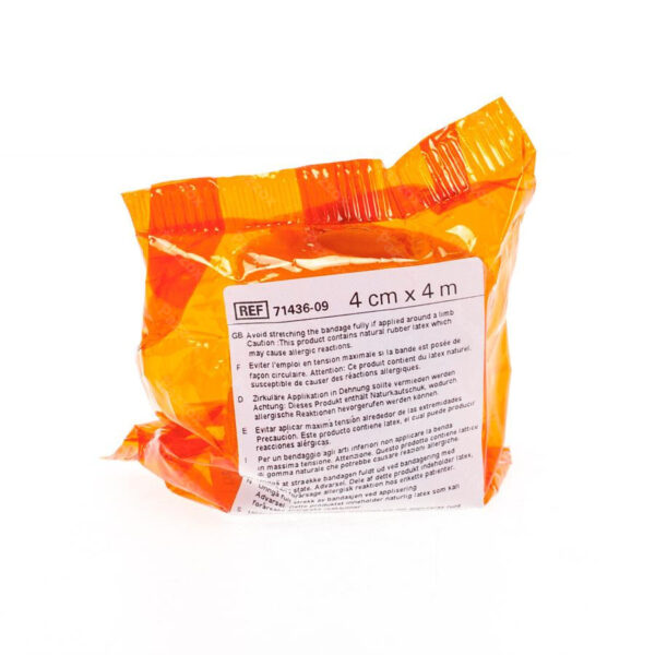 Bandage de fixation cohésif strech 4 cm  x  4 m