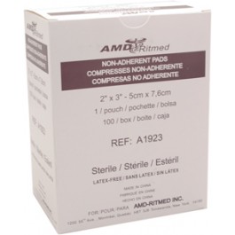 Compresse non-adhérente 2" x 3"  (100/bte)