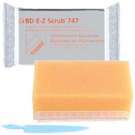 Brosse-Éponge Scrub EZ  chlorexidine  4% (30/bte)