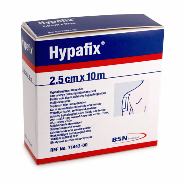 Pansement non-tissée adhésive Hypafix  2.5 cm  x  10 m