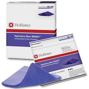 Pansements antimicrobiens Hydrofera Blue en mousse  4" x  4"