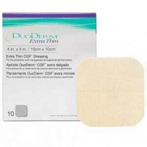 Pansements Duoderm 4" x 4" CGF extra-minces ( 10/bte )