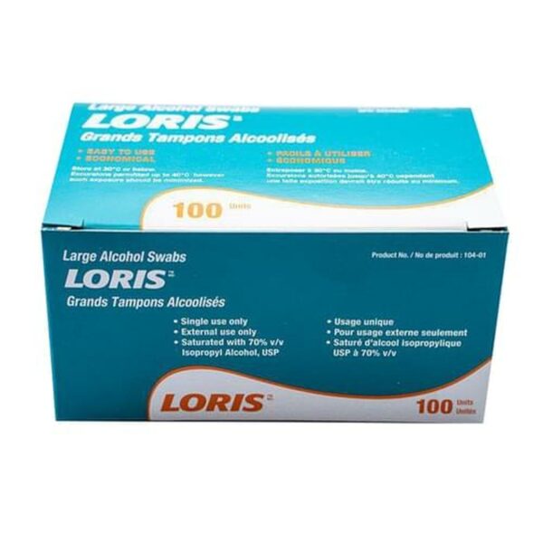 Sachets d'alcool isopropylique large  ( 100/bte )