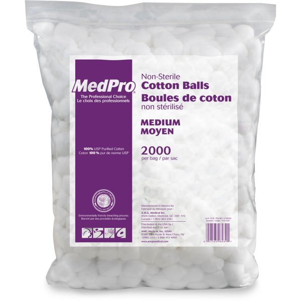 Coton en balles, non stérilisé ( 2000/sac )