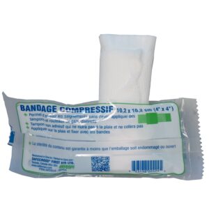 Bandage compressif 4" stérile