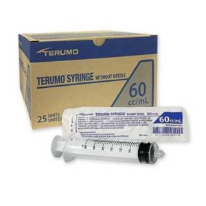 Seringue  60 cc luer lock  Terumo  ( 25/bte )