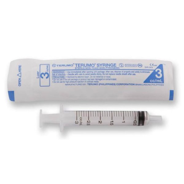 Seringue  3 cc luer lock  Terumo  ( 100/bte )