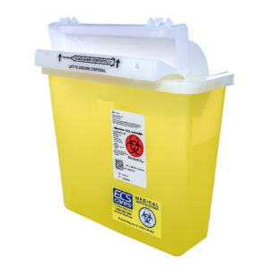 Contenant pour seringue souillé 5 L.