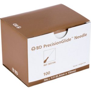 Aiguille 30 G  1/2"  ( 100/bte )