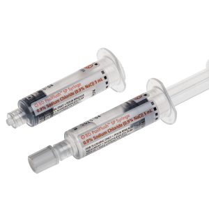 Seringue Posiflush saline 5 cc  ( 30 unités/bte )