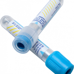 Tube de prélèvement Vacuta. Plus enduit de citrate Bleu 2.7 ml ( 100/bte)