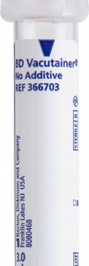 Tube de prélèvement sanguin BD transparent  3 ml  13 x 75 mm  ( 100/bte )