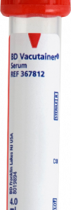 Tube de prélèvement Serol Vacutainer 4 ml  rouge  ( 100/bte )