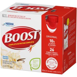 Substitut de repas liquide Boost vanille 8 oz  ( 24/cs )