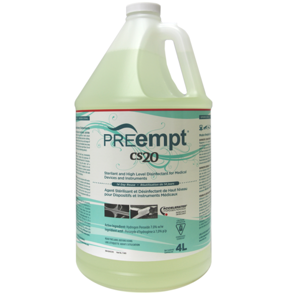 Désinfectant pour instrument PreEmpt  CS20 - 4 Litres