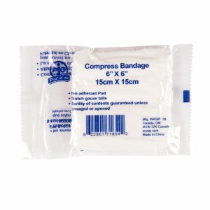 Pansement compressif stérile 6"
