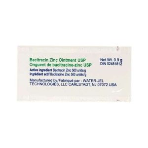 Onguent antibiotiques topiques à usage unique  0.9 g
