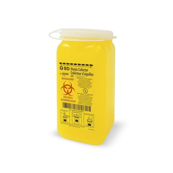 Contenant pour seringue souillé 5 L.