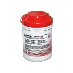 Lingette germicide Sani-Cloth Plus 15 cm x  17 cm  ( 160/bte )