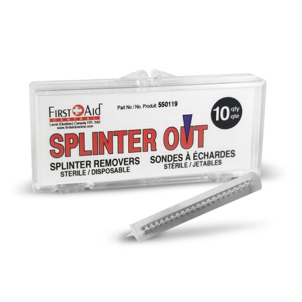 Extracteur d'écharde Splinter out  ( 10/bte )
