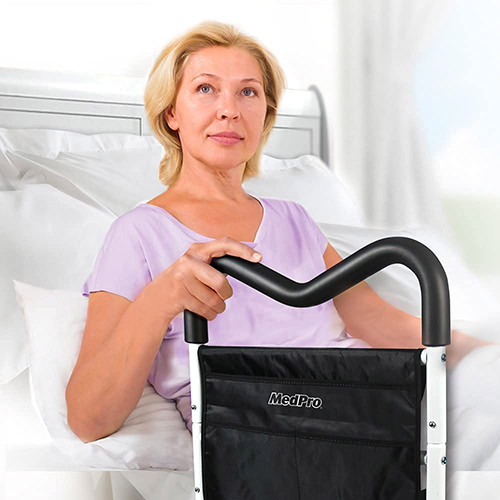 Poignee appui pour le lit