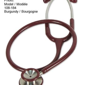 Stéthoscope AMG Premium Elite à double tête pour adulte – Bourgogne