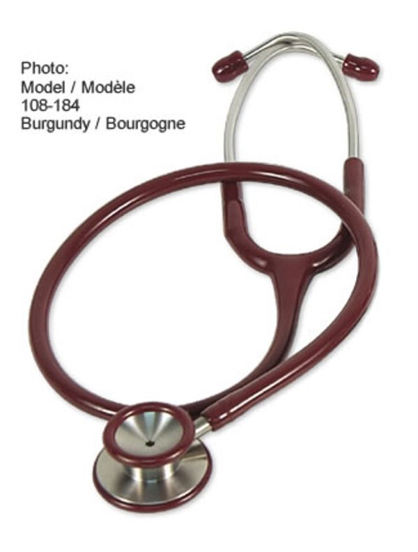 Stéthoscope AMG Premium Elite à double tête pour adulte – Bourgogne