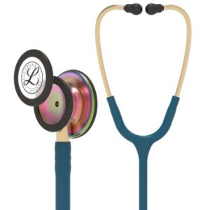 Stéthoscope Littmann Classic III  27"  branche de laiton  - Bleu Caraibes