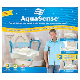 Siège de toilette surélevé à 3 configurations, 4"