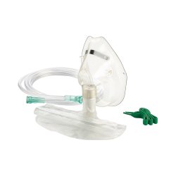 Masque oxygène adulte avec tube de 7"