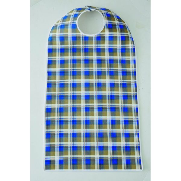 Bavette à velcro lavable  17" x  36" ( couleur du moment )