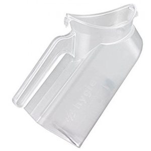 Urinal allongé avec ouverture