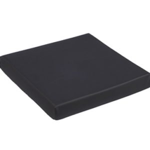 Coussin Belpro Visco noir avec housse   17" x 17" x 3"