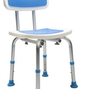 Banc de bain coussiné réglable avec dossier