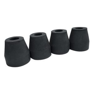 Embout pour quadripode petite base noir  1/2"