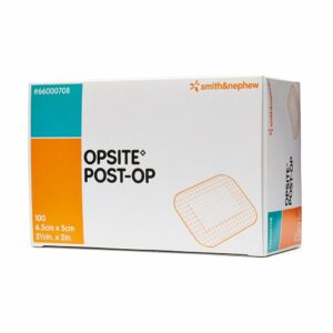 Pansement opsite avec compresse 6.5 cm x 5 cm (100/bte)