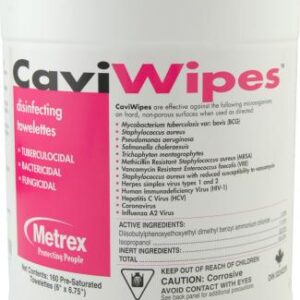 Lingette désinfectante Cavicide (160/bte)