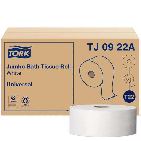 Papier hygiénique junior Tork 2 plis  ( 12 x 1000' )