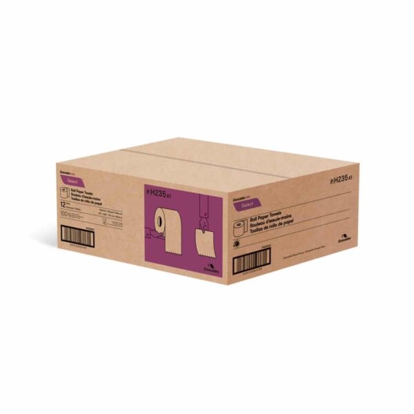 Papier à main brun Pro Sélect  H035   350 pieds  ( 12/cs )