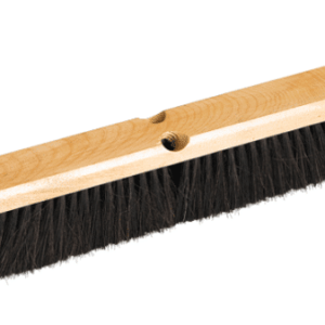 Balai brosse en nylon noir  36"