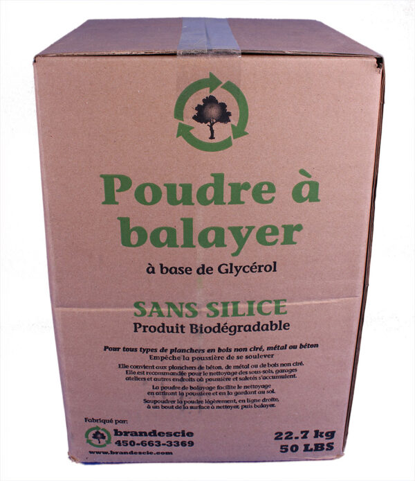 Poudre à balayer verte (50 lbs/boîte)